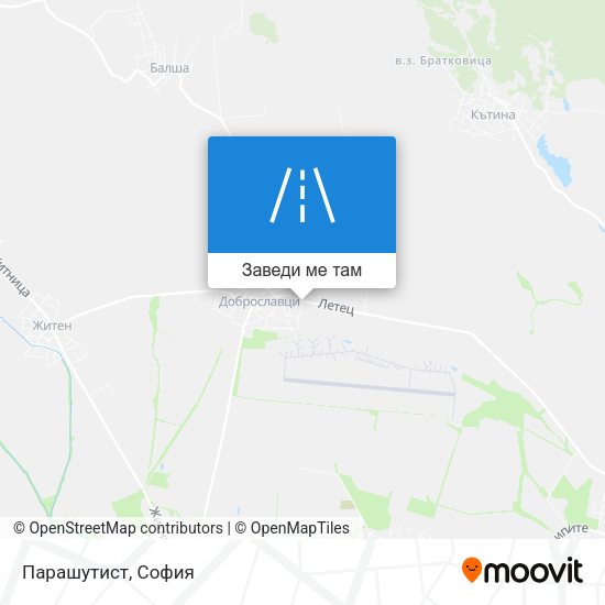 Парашутист карта