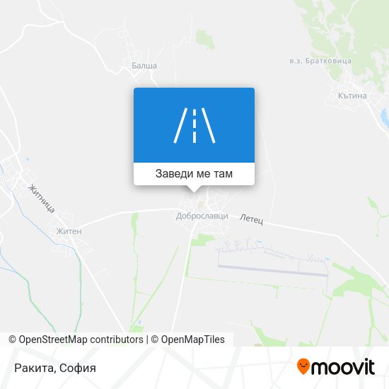Ракита карта
