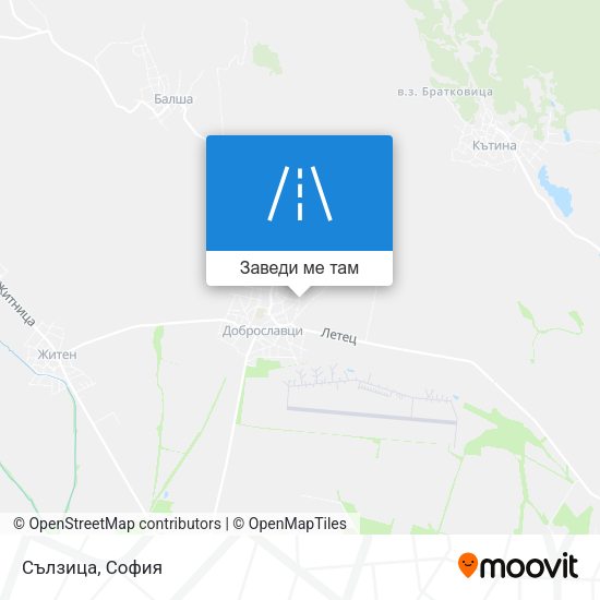 Сълзица карта