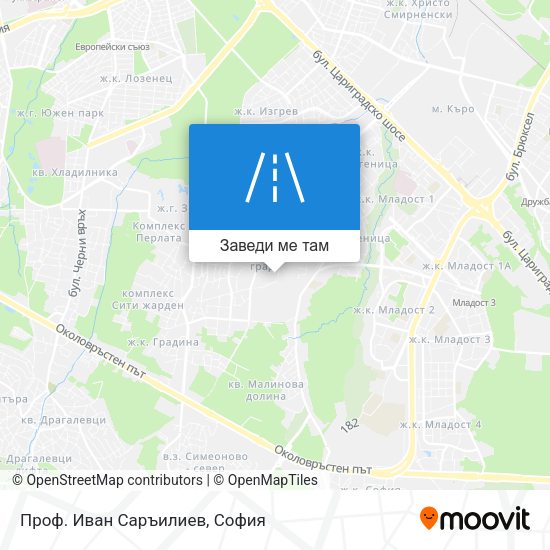 Проф. Иван Саръилиев карта