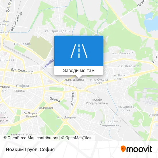 Йоаким Груев карта