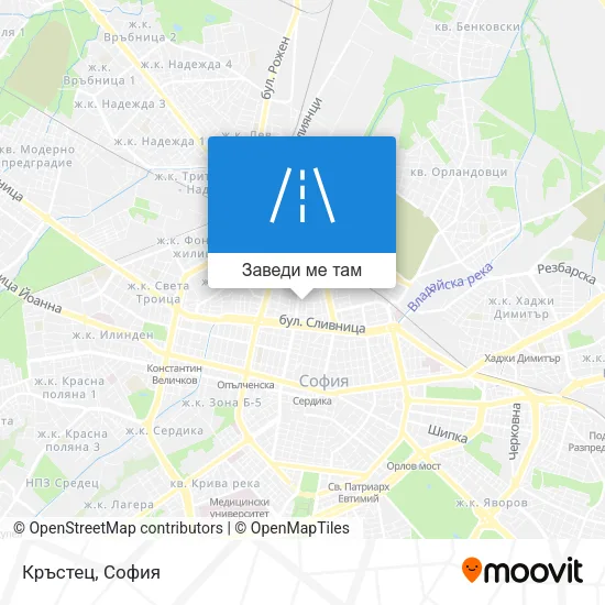 Кръстец карта