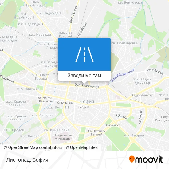 Листопад карта