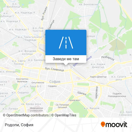 Родопи карта