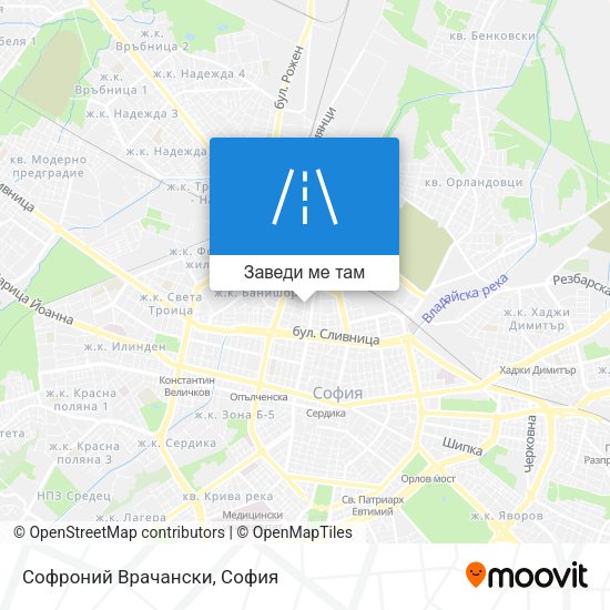 Софроний Врачански карта