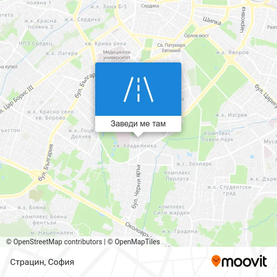 Страцин карта