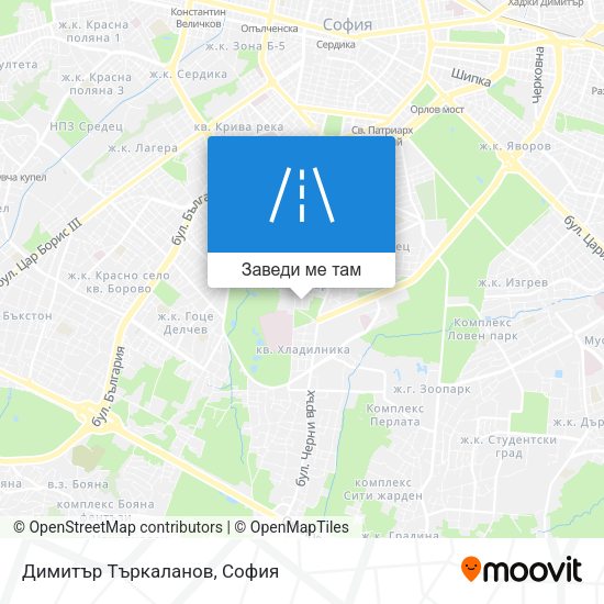 Димитър Търкаланов карта