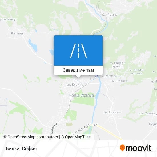 Билка карта