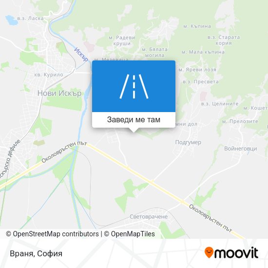 Враня карта