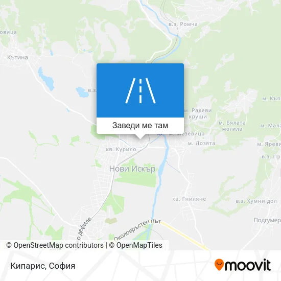Кипарис карта