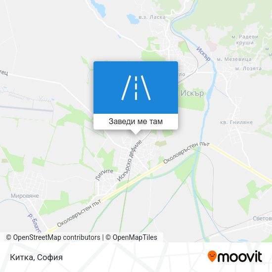 Китка карта