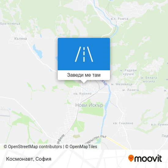 Космонавт карта