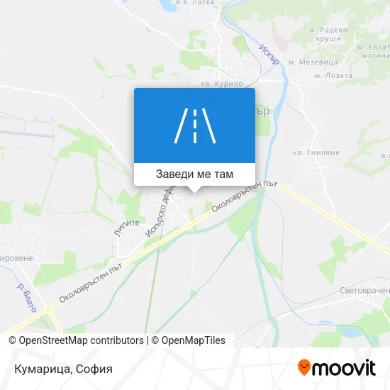 Кумарица карта