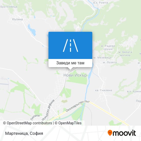 Мартеница карта