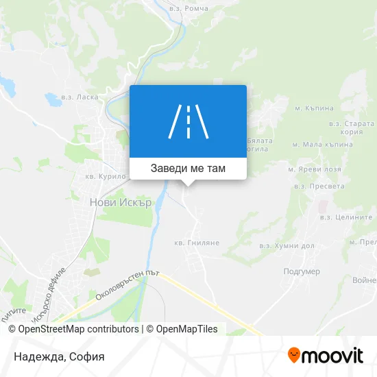 Надежда карта