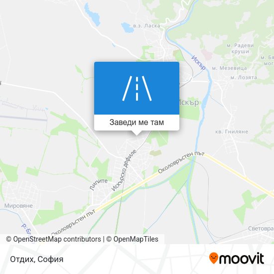 Отдих карта