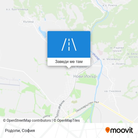 Родопи карта