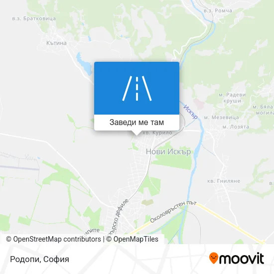 Родопи карта