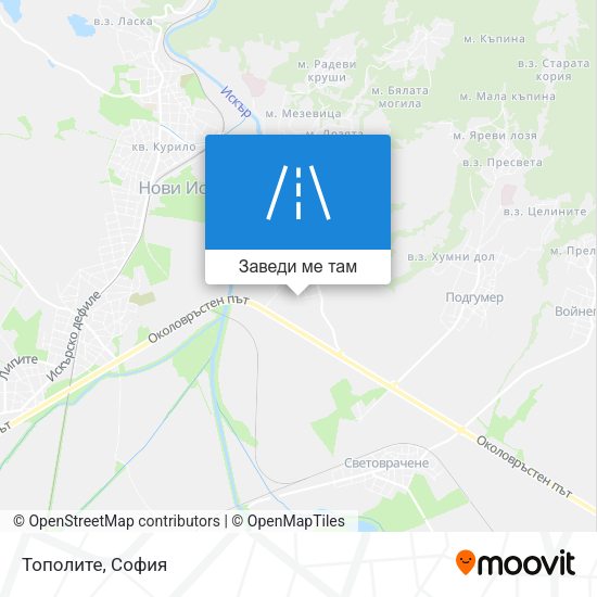 Тополите карта