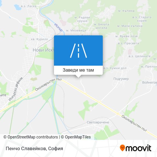 Пенчо Славейков карта