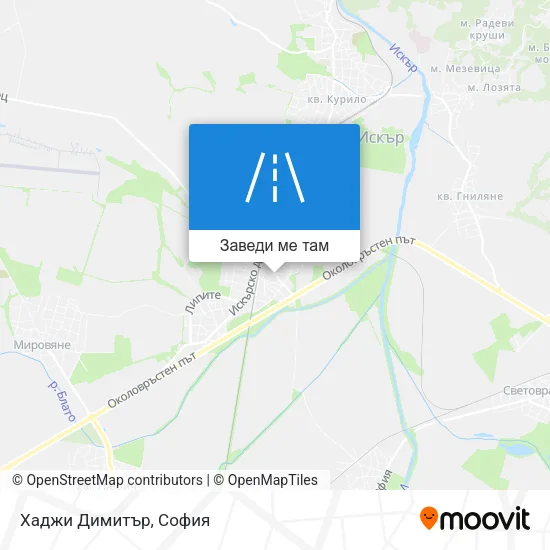 Хаджи Димитър карта