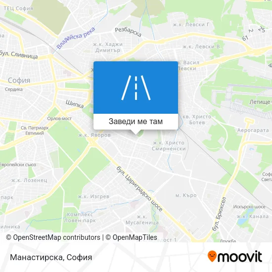 Манастирска карта