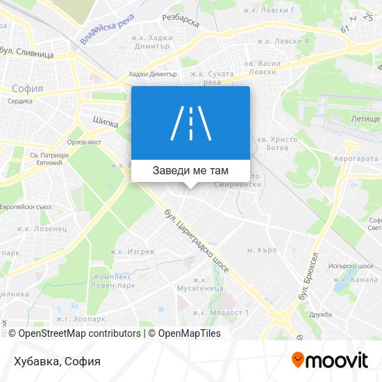 Хубавка карта