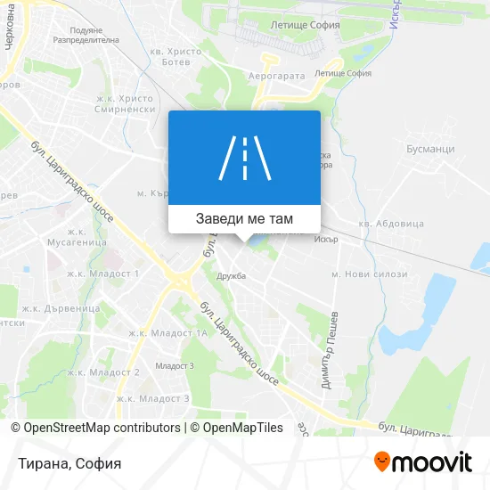 Тирана карта