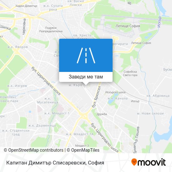 Капитан Димитър Списаревски карта