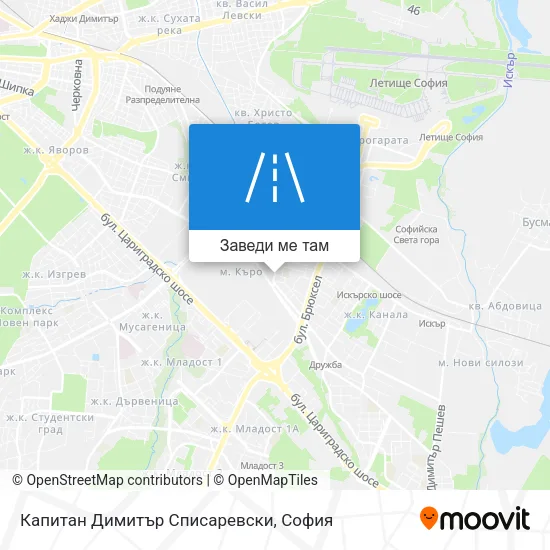 Капитан Димитър Списаревски карта