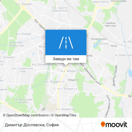 Димитър Доспевски карта