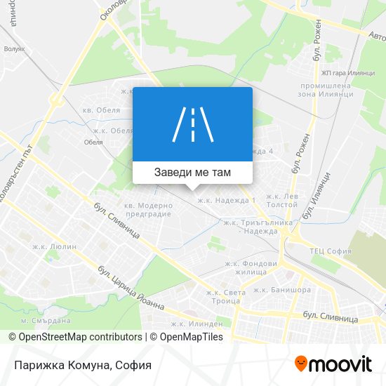 Парижка Комуна карта