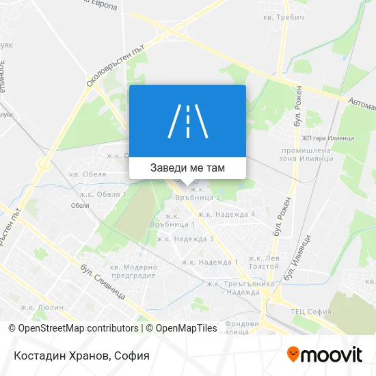 Костадин Хранов карта