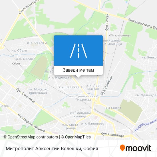 Митрополит Авксентий Велешки карта