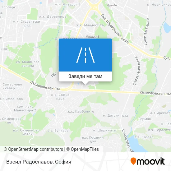 Васил Радославов карта