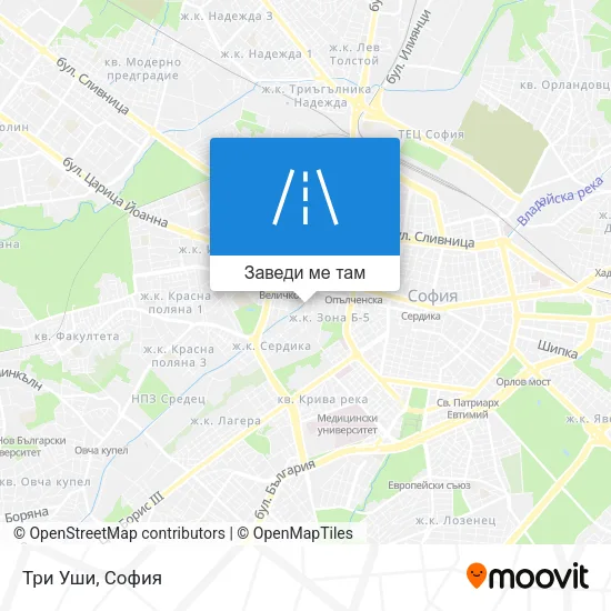 Три Уши карта