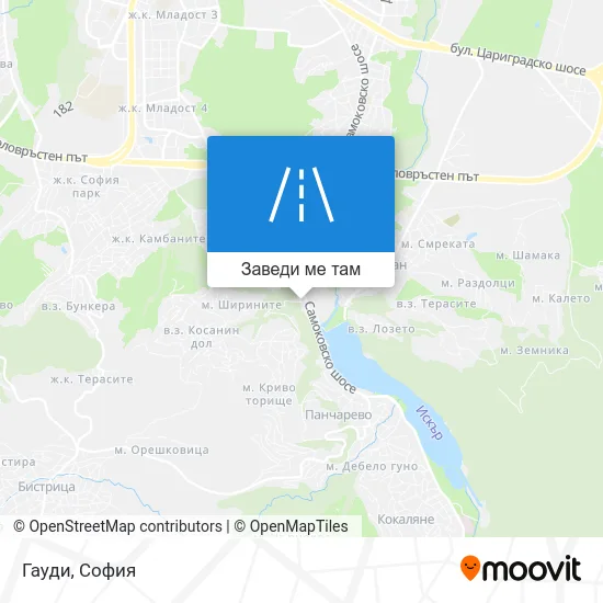 Гауди карта