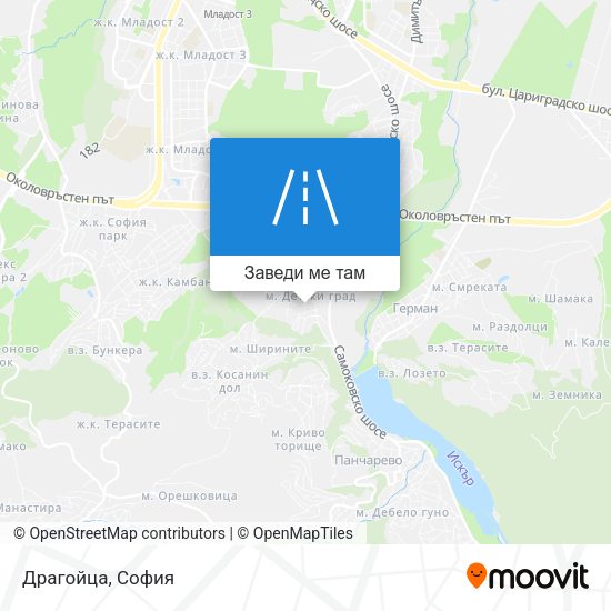 Драгойца карта