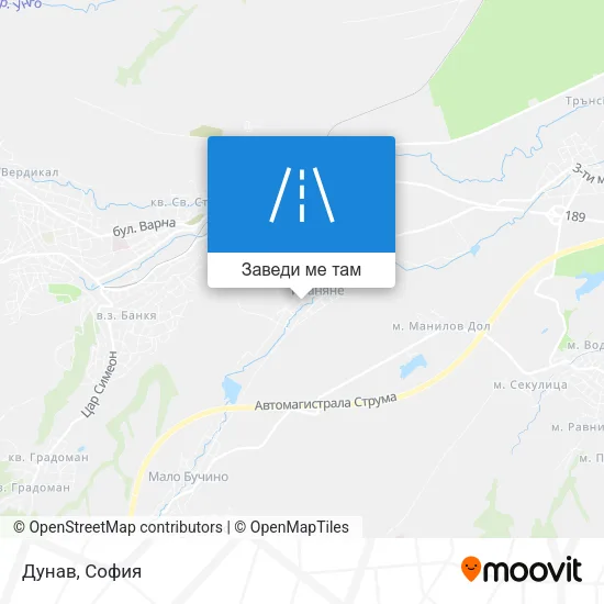 Дунав карта