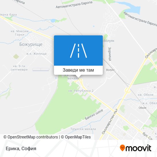 Ерика карта
