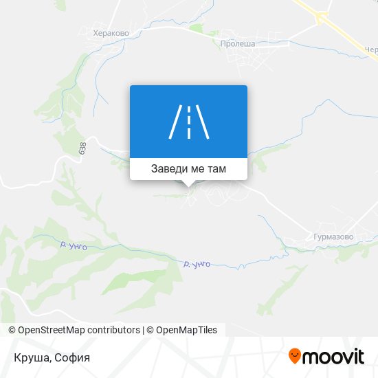 Круша карта