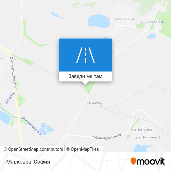 Марковец карта