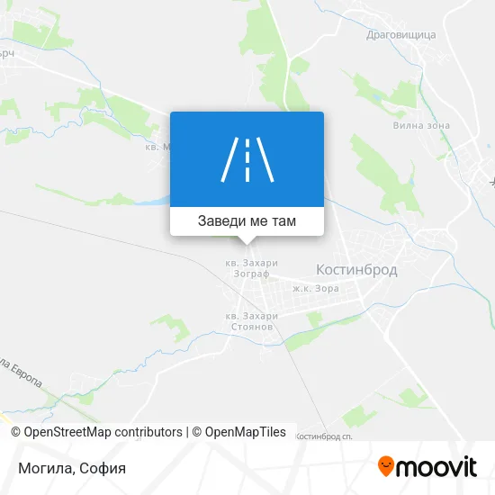 Могила карта