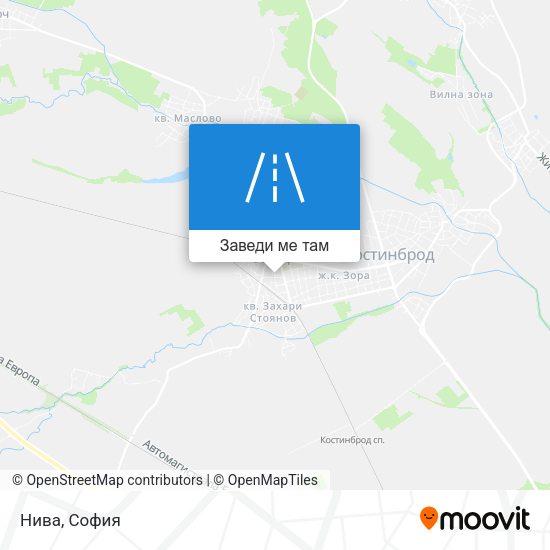 Нива карта