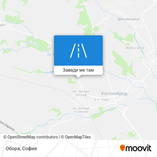 Обора карта