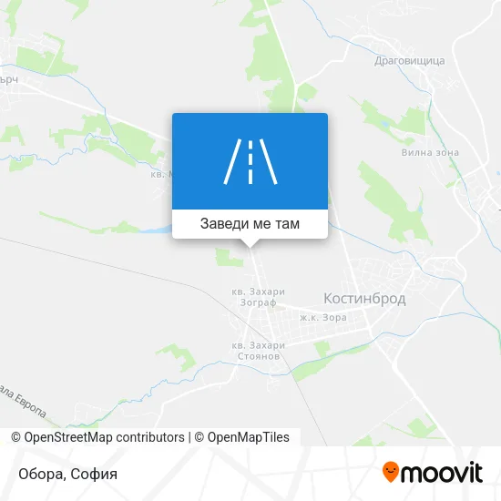 Обора карта