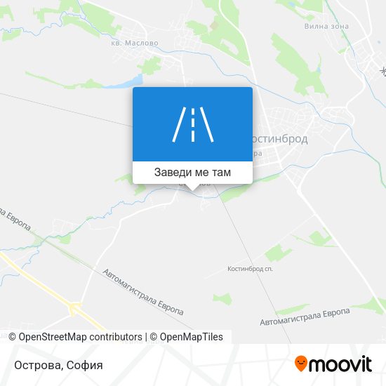 Острова карта