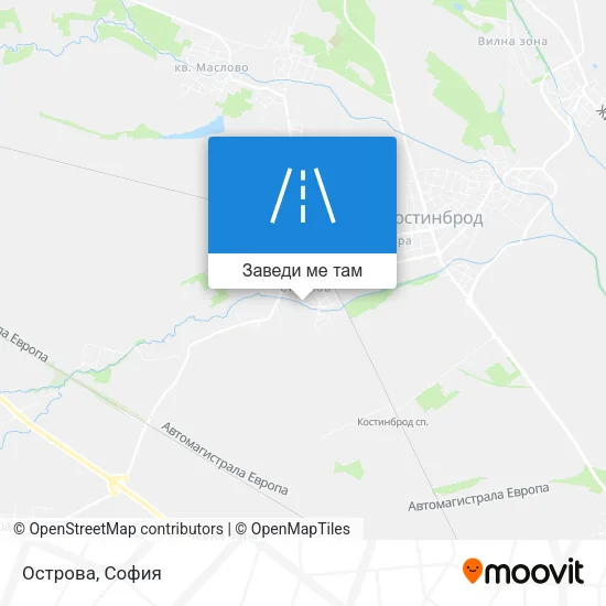 Острова карта