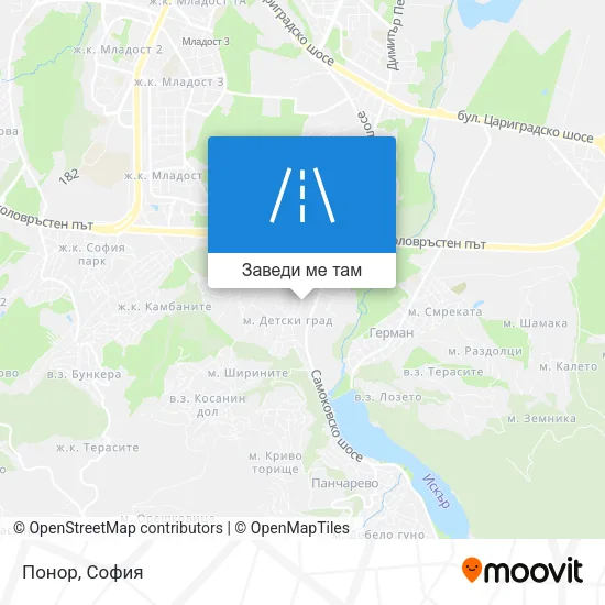 Понор карта