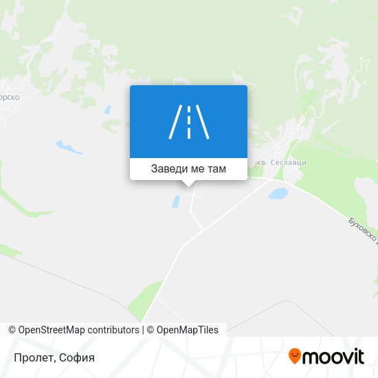 Пролет карта